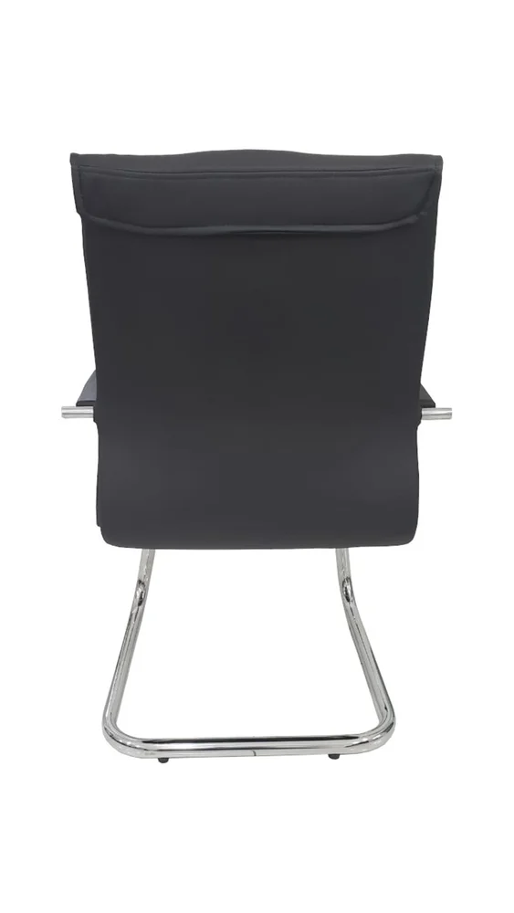 Imagem 2 de 5 do produto Cadeira Diretor, Design Office Móveis, até 120Kgs, Luxuosa Com Base Fixa, Linha Eiffel, Preto