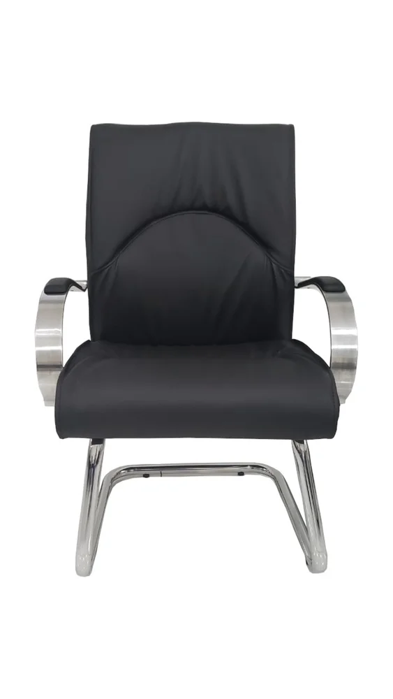 Imagem 4 de 5 do produto Cadeira Diretor, Design Office Móveis, até 120Kgs, Luxuosa Com Base Fixa, Linha Eiffel, Preto