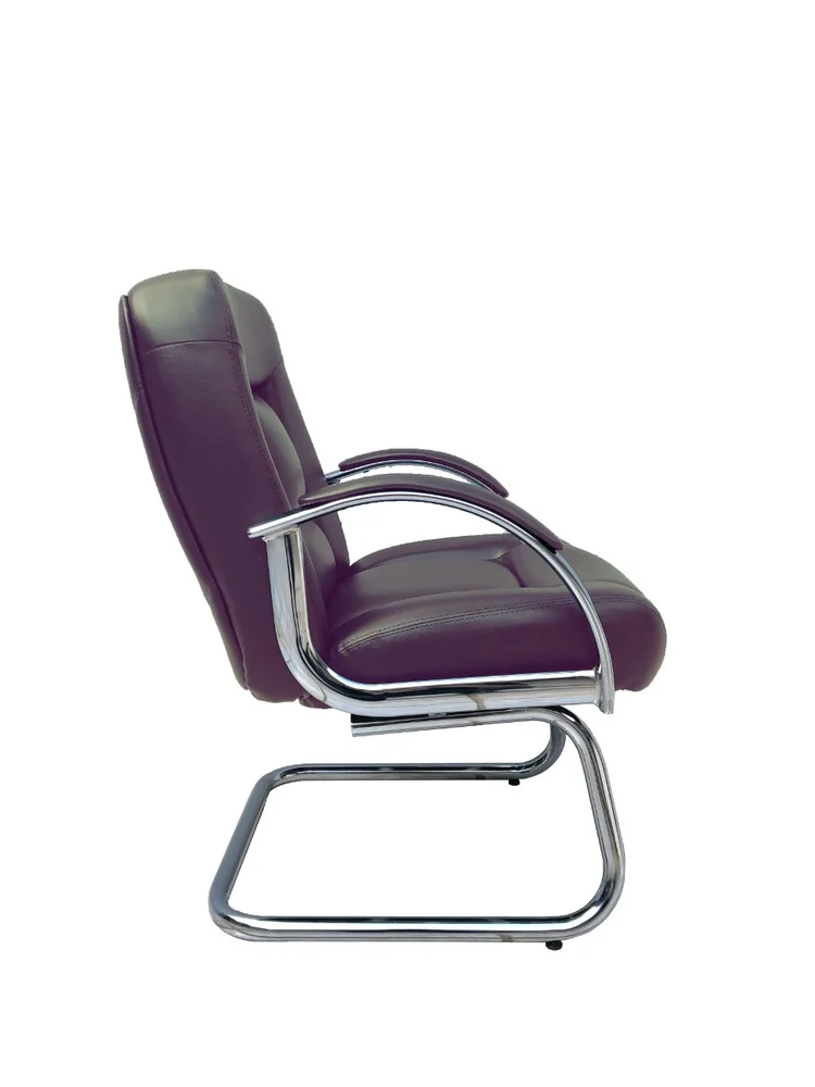 Imagem 4 de 4 do produto Cadeira Diretor, Design Office Móveis, Linha Firenze, até 120Kgs, Luxuosa, Base Fixa, Marrom