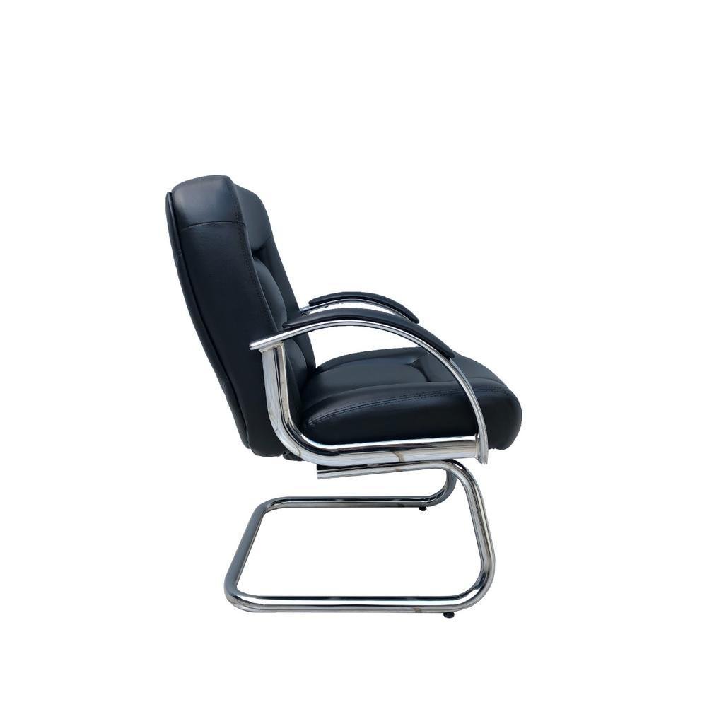 Imagem 2 de 3 do produto Cadeira Diretor, Design Office Móveis, Linha Firenze, até 120Kgs, Luxuosa, Base Fixa, Preto