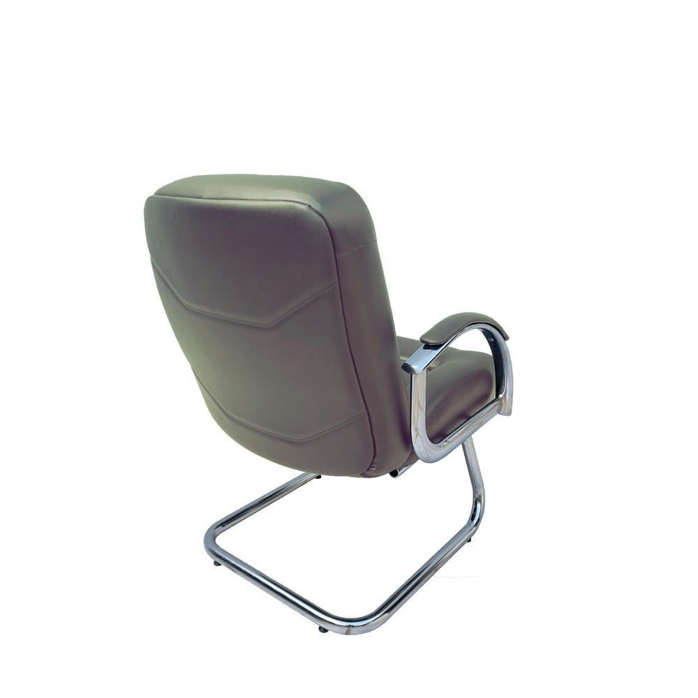Imagem 3 de 3 do produto Cadeira Diretor, Design Office Móveis, Linha Firenze, até 120Kgs, Luxuosa, Base Fixa, Marrom