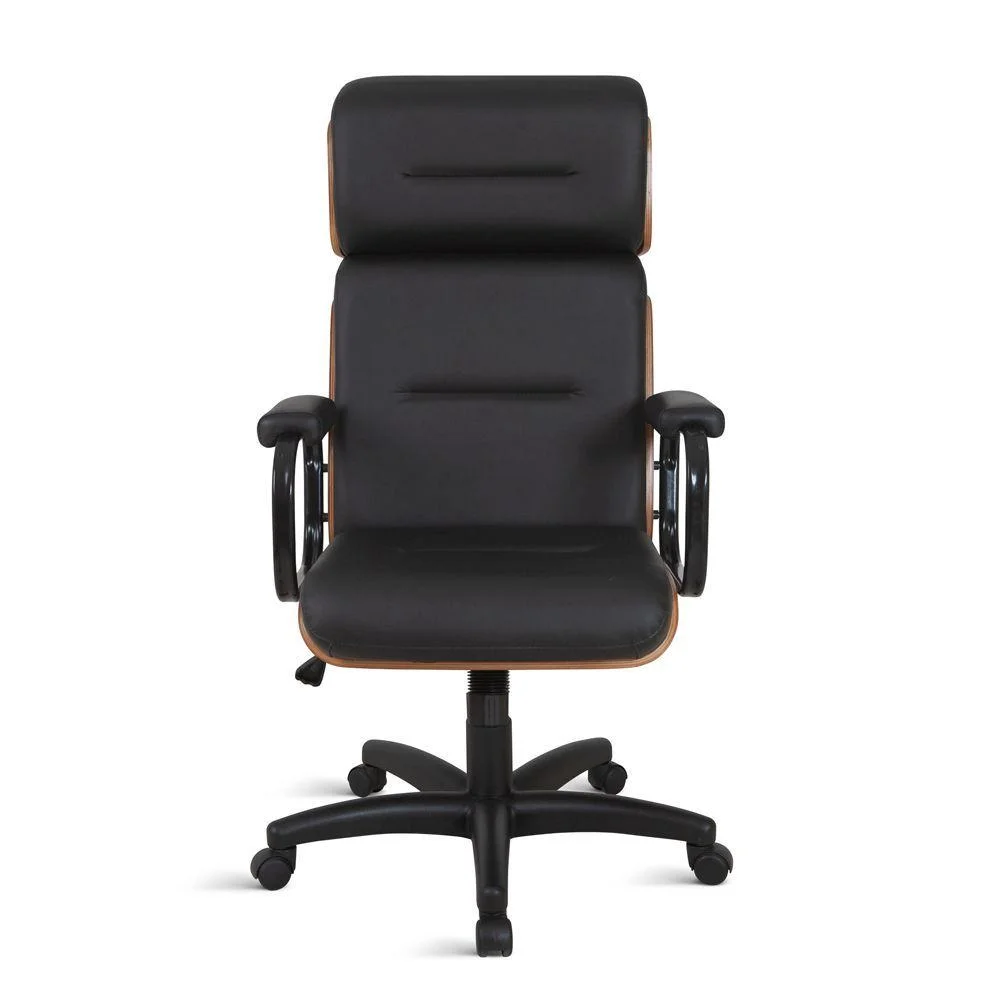 Imagem 2 de 5 do produto Cadeira Home Office, Eames Para Escritório, Linha Capa Em Madeira Preto
