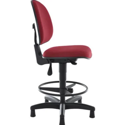 Cadeira Design Office Móveis Executiva Base Caixa Com Back System Linha Office Vermelho