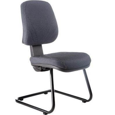 Cadeira Office Executiva, Base Fixa Em S, Linha New Confort, Preto
