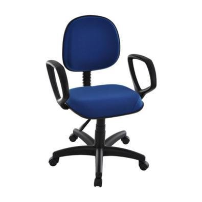 Cadeira Home Office, Executiva Com Braços Linha Robust - Azul