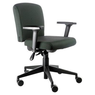 Cadeira Executiva Com Braços,  Linha Alpha, Verde
