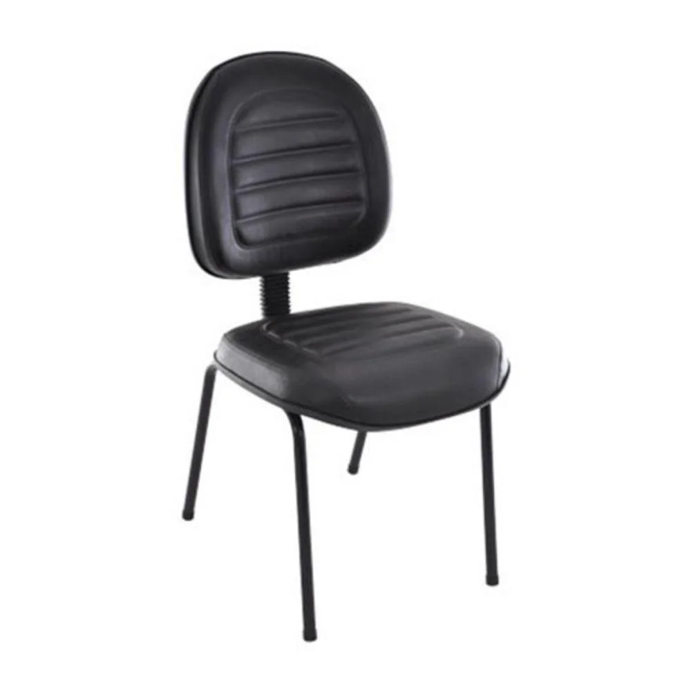 Imagem 2 de 2 do produto Cadeira Executiva Design Office Móveis, Linha Office, até 120Kgs, Base Fixa, Gomada, Preto