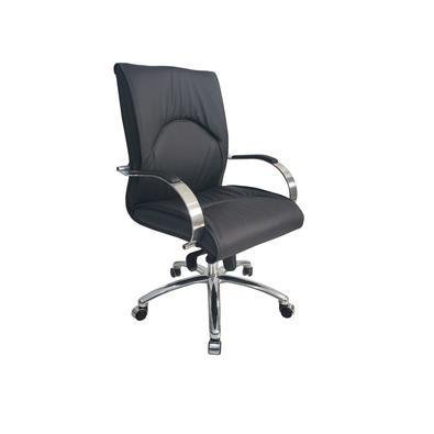 Cadeira Diretor Design Office Luxuosa, Linha Eiffel, Com Braços Fixos, Preto