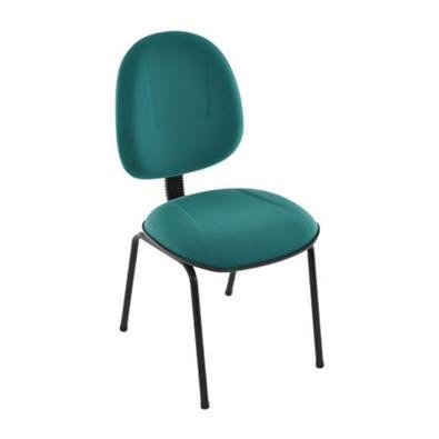 Cadeira Executiva Design Office Móveis, Base Fixa Palito, até 120Kgs, Verde