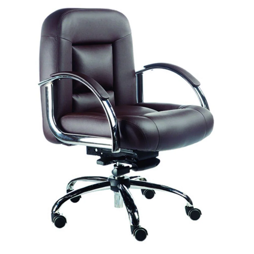 Imagem 2 de 2 do produto Cadeira Diretor Design Office Luxuosa, Linha Firenze, Com Braços Fixos, Marrom