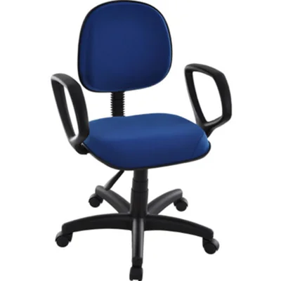 Cadeira  Home Office, Executiva Com Braços Linha Robust - Azul