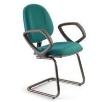 Cadeira Executiva, Linha Office Plus, 120Kgs, Base Fixa Em S, Verde