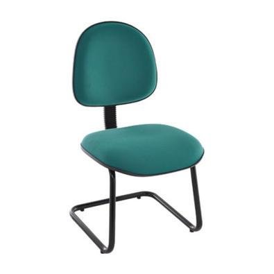 Cadeira Executiva, Linha Office Economy, 120Kgs, Base Fixa Em S, Verde