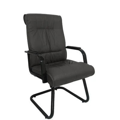 Cadeira Design Office Móveis Interlocutor Para Escritório Linha Itália Preto