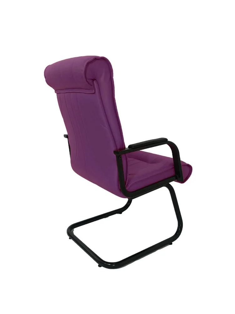 Imagem 3 de 5 do produto Cadeira Design Office Móveis Interlocutor Para Escritório Linha Itália Roxo