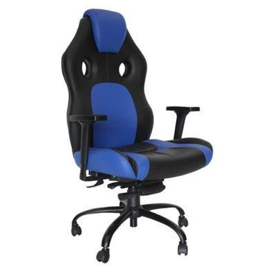 Cadeira Gamer, Giratória Com Braço, Linha Gamer Racing - Azul