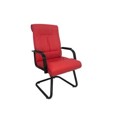 Cadeira Design Office Móveis Interlocutor Para Escritório Linha Itália Vermelho