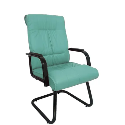 Cadeira Interlocutor Design Office Móveis Para Escritório Linha Itália Verde