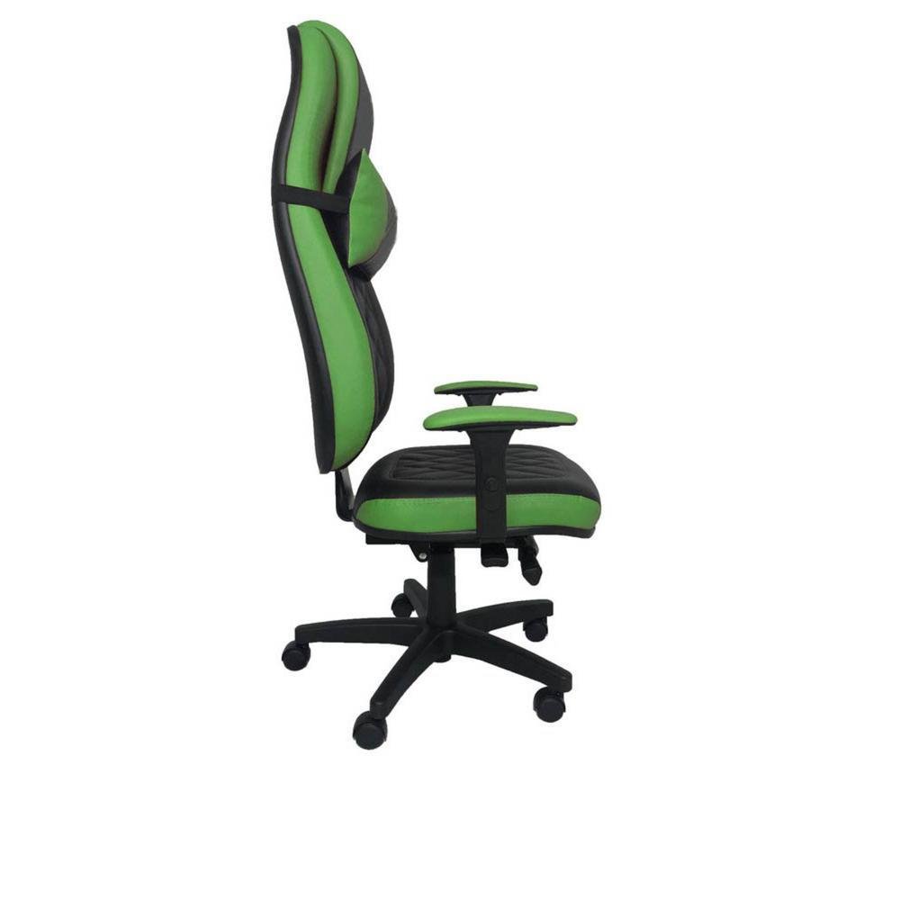 Cadeira Gamer Para Escritório, Linha Gamer Cagliari - Verde Cadeira Gamer Para Escritório, Linha Gamer Cagliari - Verde