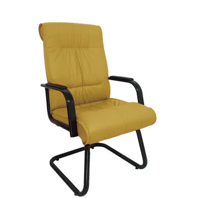 Cadeira Interlocutor Design Office Móveis, Linha Itália, Amarelo