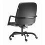 Cadeira Design Office Móveis Para Escritório Até 200kg Com Base Giratória Linha Preto