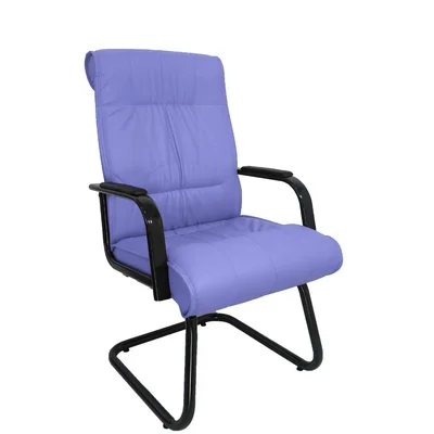 Cadeira Interlocutor Design Office Móveis, Linha Itália, Azul