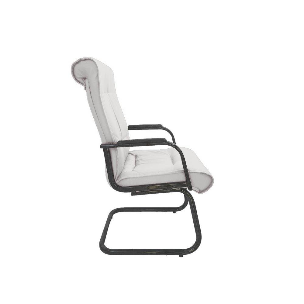 Imagem 2 de 5 do produto Cadeira Interlocutor Design Office Móveis, Linha Itália, Branco