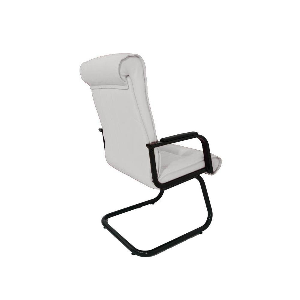 Imagem 3 de 5 do produto Cadeira Interlocutor Design Office Móveis, Linha Itália, Branco