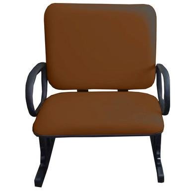 Cadeira Design Office Móveis Para Escritório Até 250kg Marrom