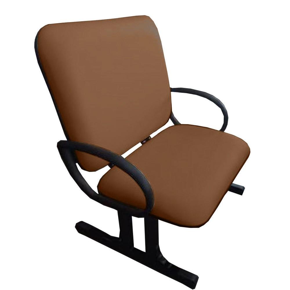 Imagem 4 de 5 do produto Cadeira Design Office Móveis Para Escritório Até 250kg Marrom