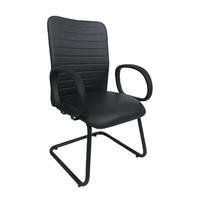 Cadeira Home Office Para Sala De Reunião Com Tela Mesh Livorno - Preto