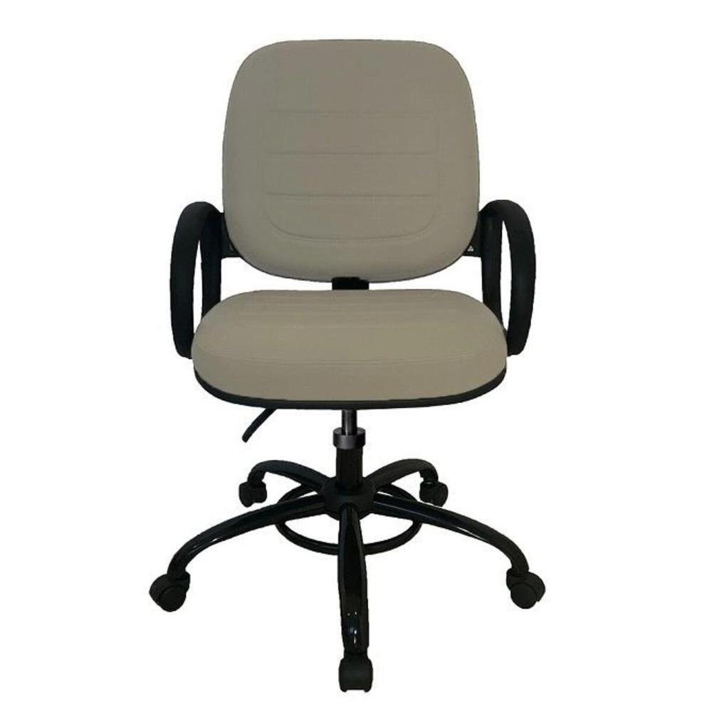 Cadeira Office Design Office Plus Size Até 140 Kg, Cinza