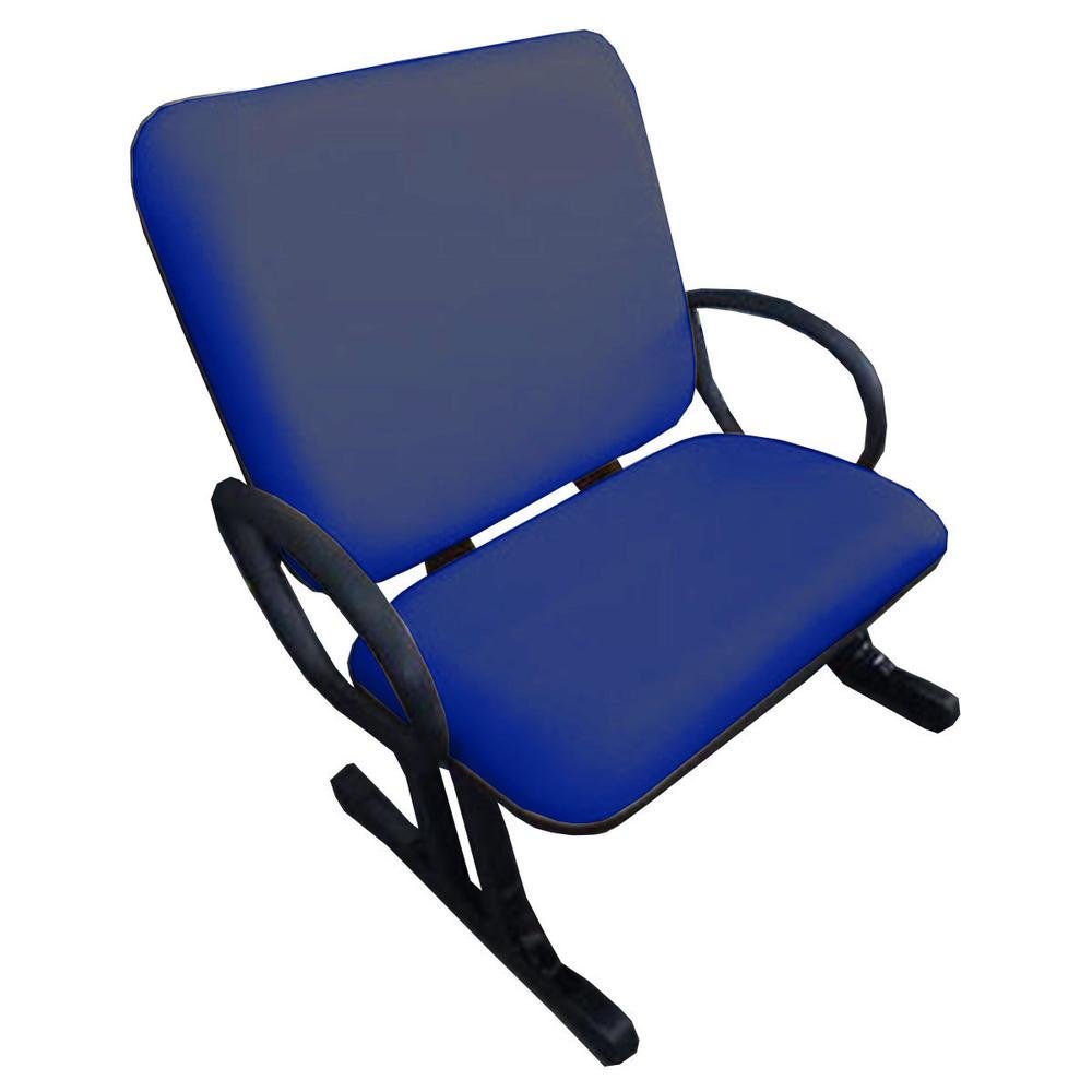 Imagem 3 de 5 do produto Cadeira Office Para Escritório, Até 250kg, Azul