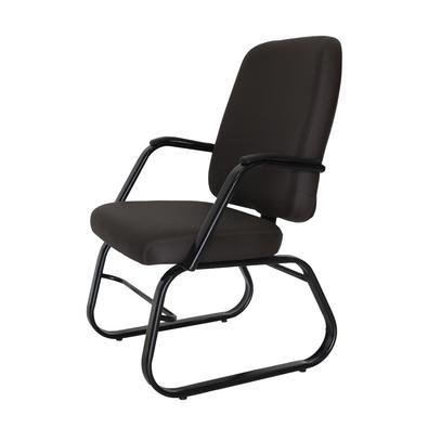Cadeira Home Office Para Até 200kg Fixa, Preto - Marrom