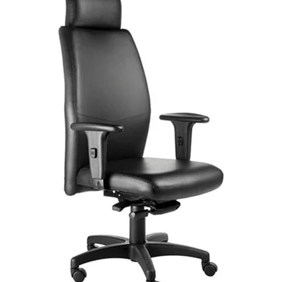 Cadeira Office Design Office Presidente, até 120Kg, Com Apoio De Cabeça, Linha Ferrari, Preto