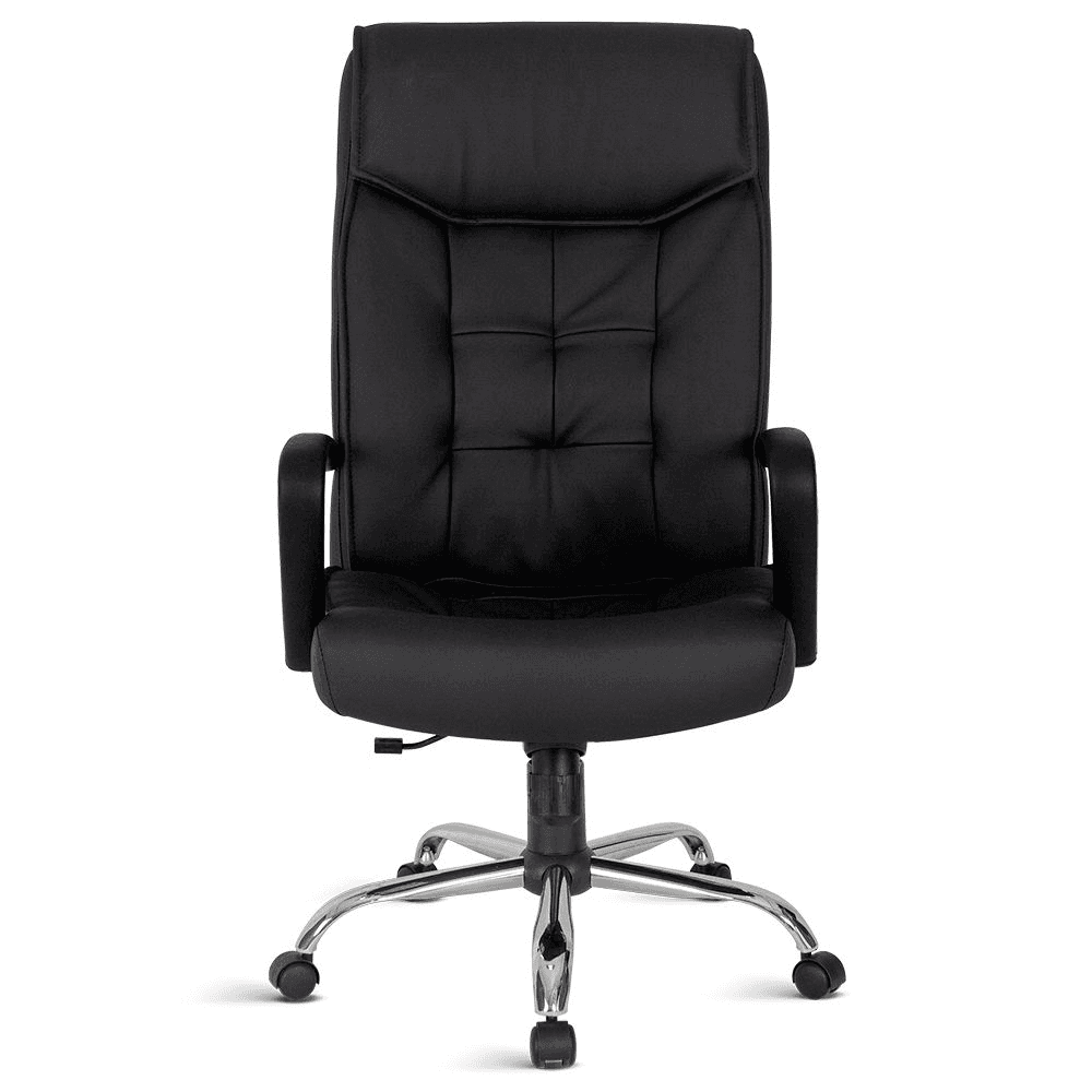 Cadeira Design Office Móveis Para Escritório Presidente Linha Gênova Preto