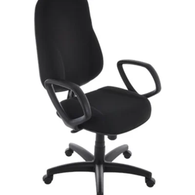 Cadeira Office Presidente, Com Braços, Linha Classic, Preto