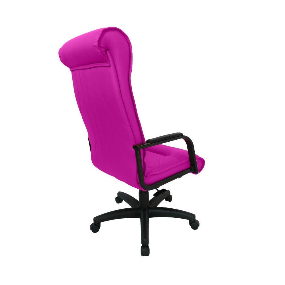 Imagem 2 de 5 do produto Cadeira Office Design Office Presidente, Para Escritório, Linha Itália, Rosa