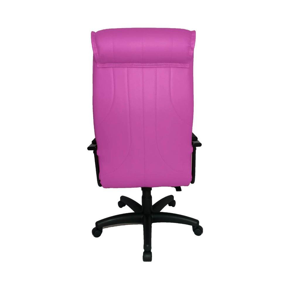 Imagem 4 de 5 do produto Cadeira Office Design Office Presidente, Para Escritório, Linha Itália, Rosa
