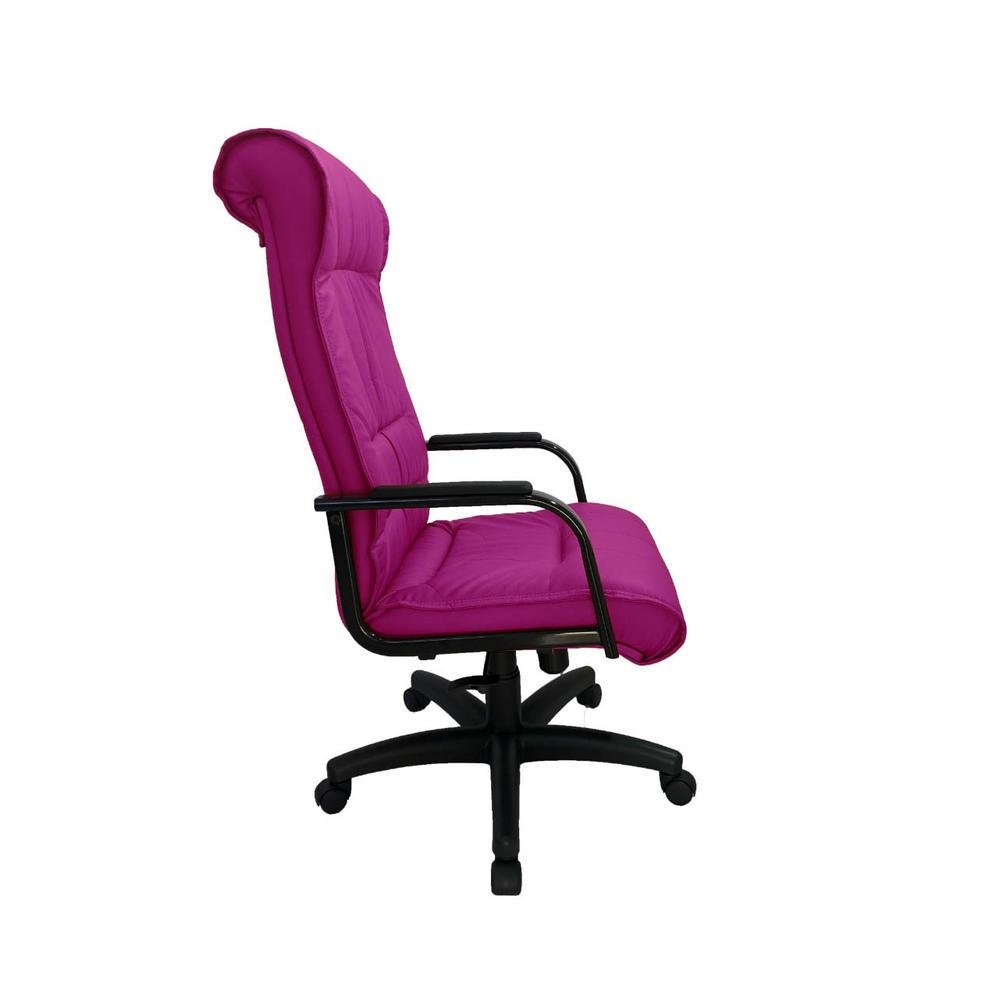 Imagem 5 de 5 do produto Cadeira Office Design Office Presidente, Para Escritório, Linha Itália, Rosa