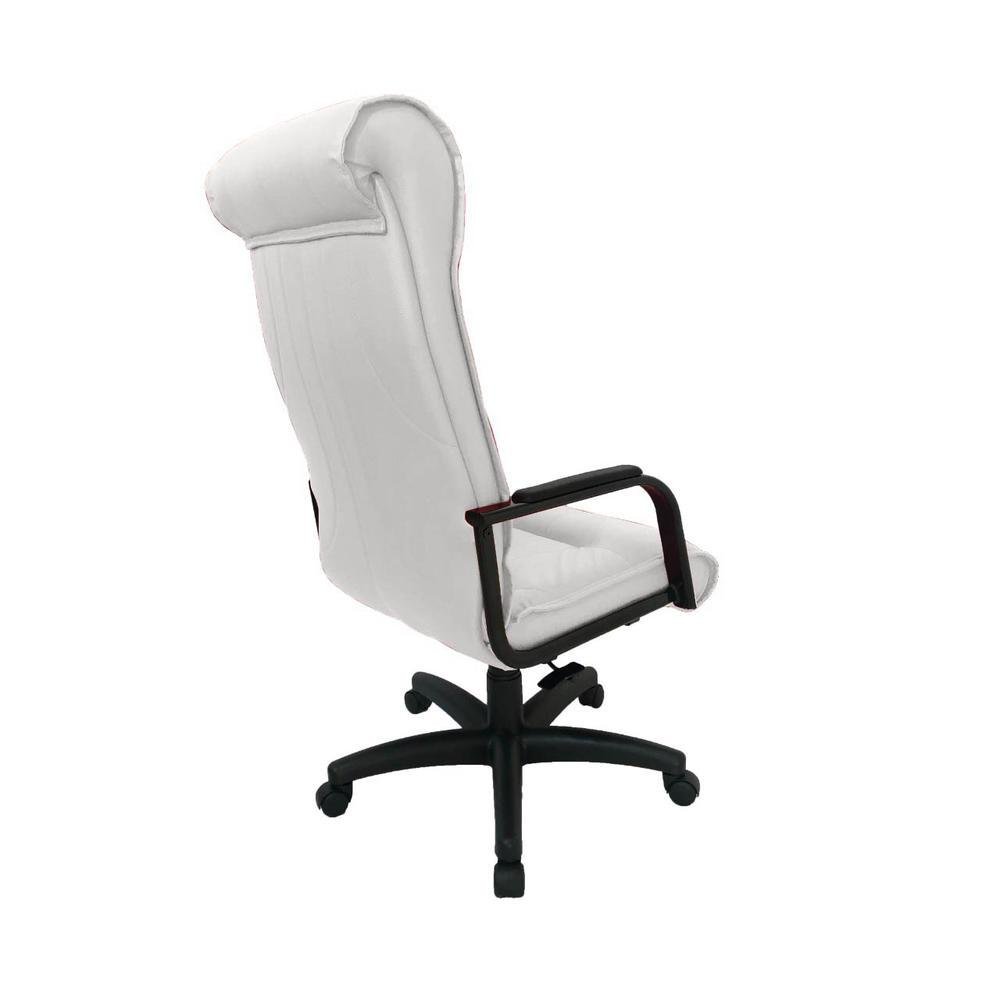 Imagem 5 de 5 do produto Cadeira Office Design Office Presidente, Para Escritório, Linha Itália, Branco