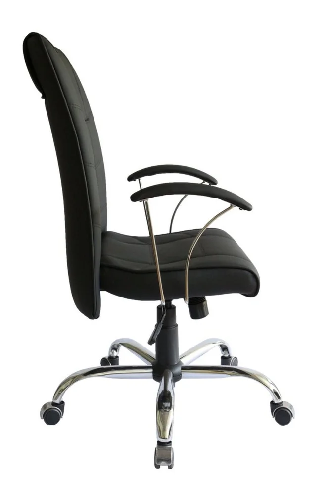 Imagem 5 de 5 do produto Cadeira Presidente Home Office, Ergonômica, Linha Vivara - Preto
