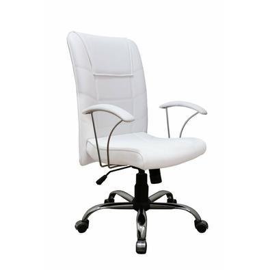 Cadeira Presidente Home Office, Ergonômica, Linha Vivara - Branco