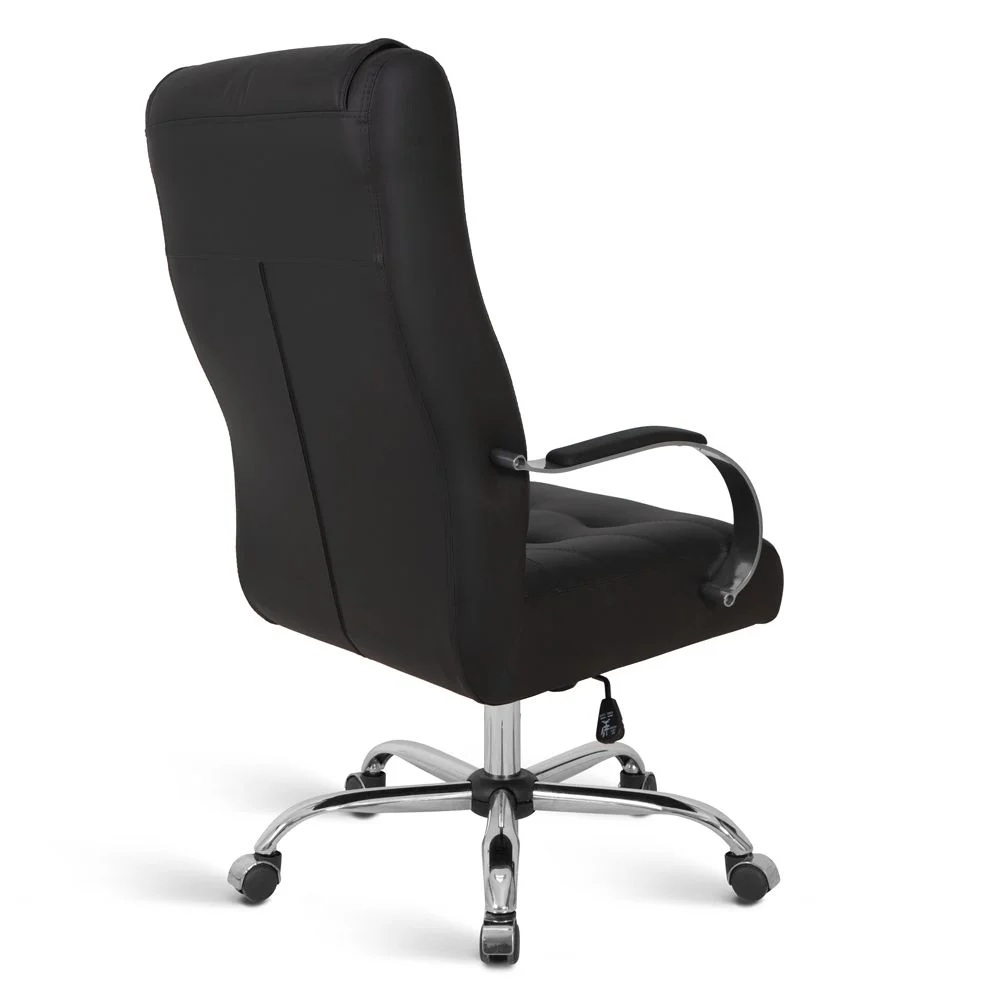 Imagem 5 de 5 do produto Cadeira Design Office Móveis Presidente Para Escritório Linha Brescia Preto