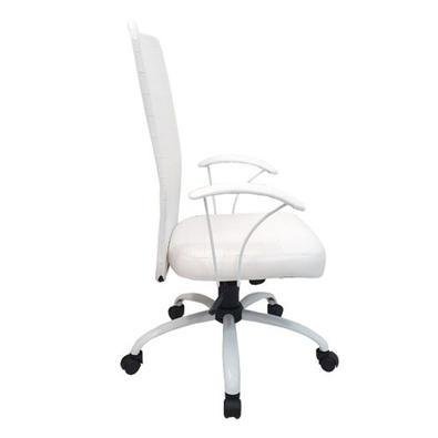 Cadeira Design Office Móveis Presidente Para Escritório Linha Calábria Branco