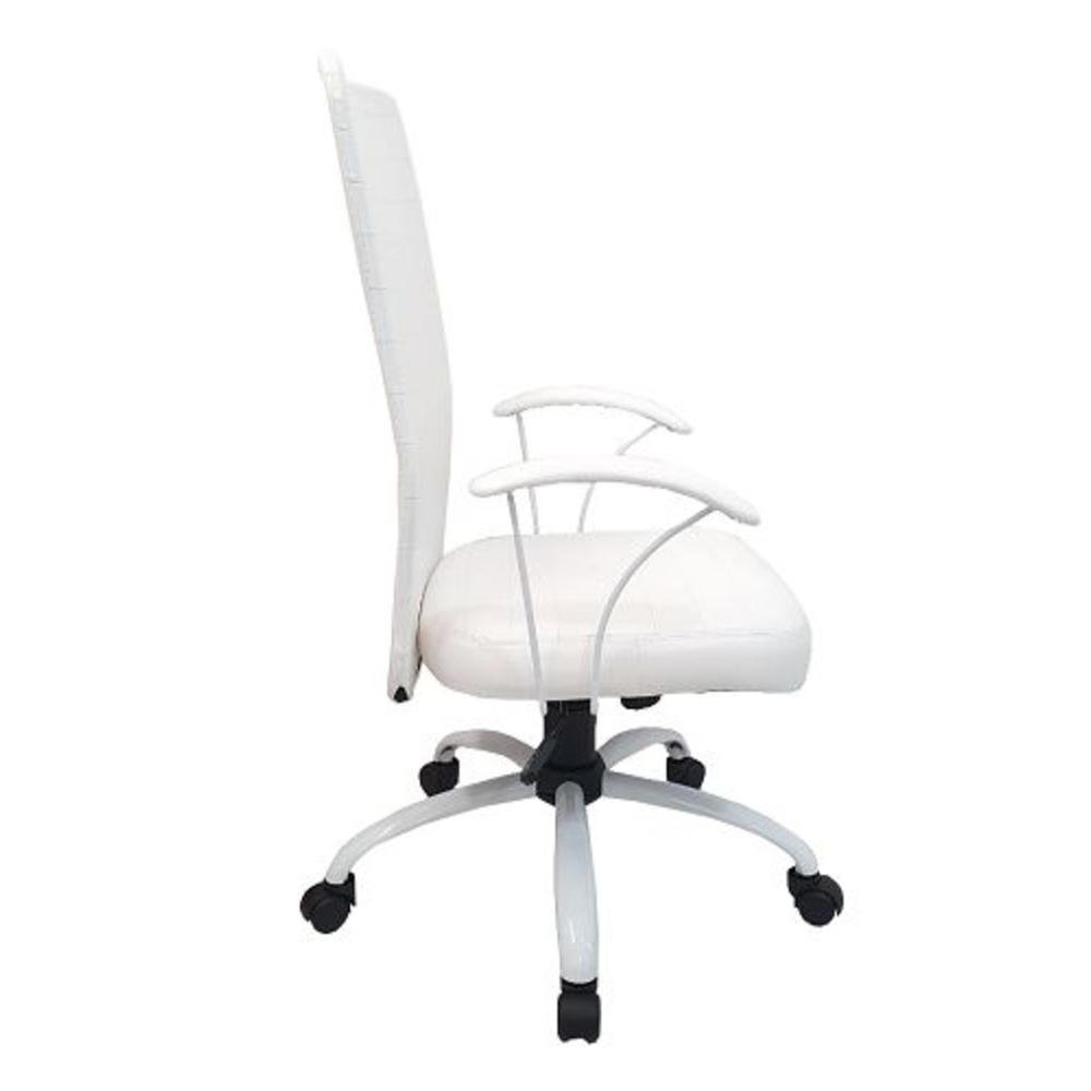 Imagem 2 de 2 do produto Cadeira Design Office Móveis Presidente Para Escritório Linha Calábria Branco