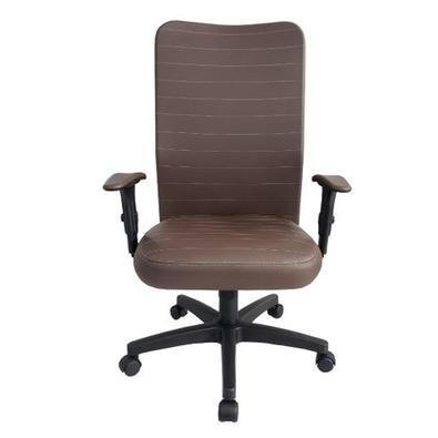 Cadeira Design Office Móveis Presidente Para Escritório Linha Calábria Marrom
