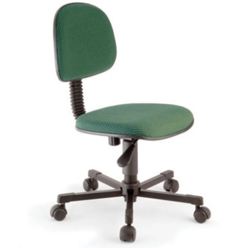 Imagem 2 de 2 do produto Cadeira Design Office Móveis Secretária, Até 120 Kg, Base Giratória, Economy - Verde