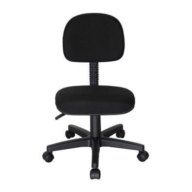 Cadeira Design Office Móveis Secretária, Até 120 Kg, Base Giratória, Economy - Preto