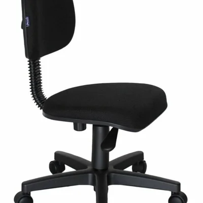 Cadeira Design Office Móveis Secretária, até 120 Kg, Base Giratória, Economy - Preto